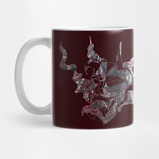 Lava Oni Mask Mug